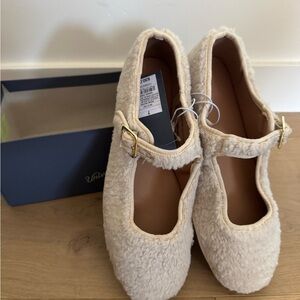 Target universal Thread Cream Textured Mary Jane Flats
